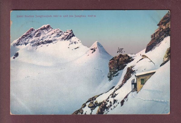 Station JUNGFRAUJOCH - Jungfrau - 1914 // Eckbug //
