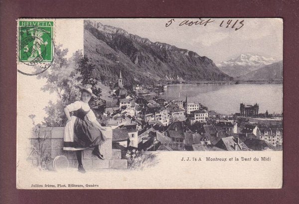 MONTREUX - Vaudoise - 1913