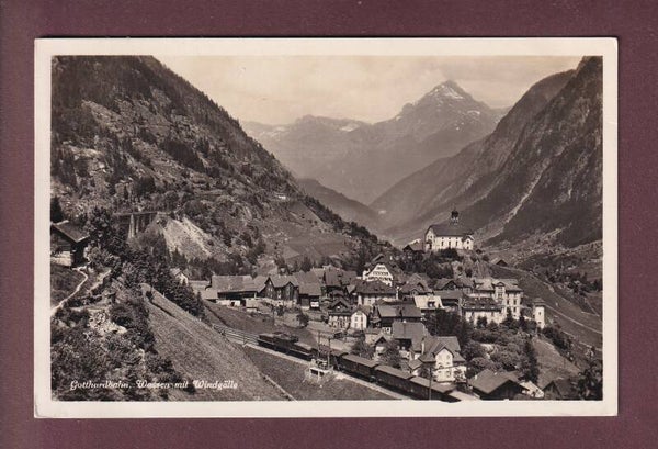 Gotthardbahn - WASSEN - Windgälle - 1933