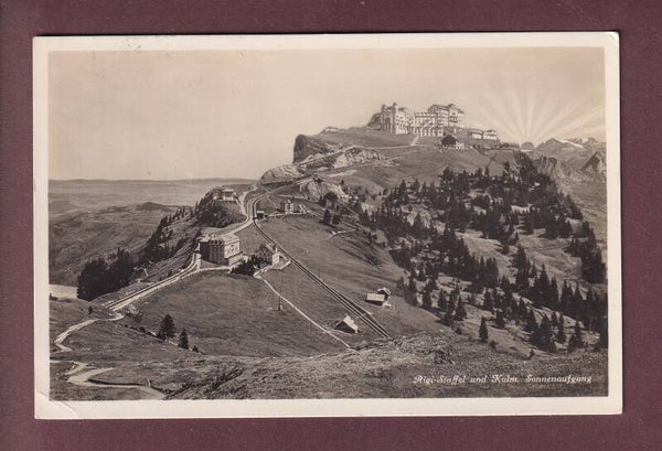 RIGI-STAFFEL und KULM - Sonnenaufgang - 1933