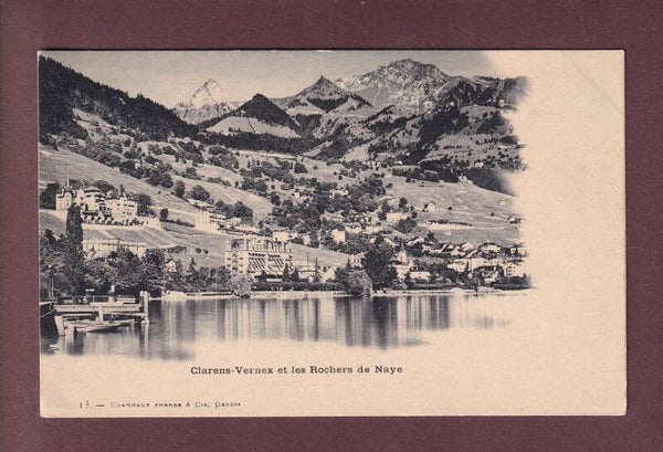 CLARENS-VERNEX - Rochers de Naye - 1901