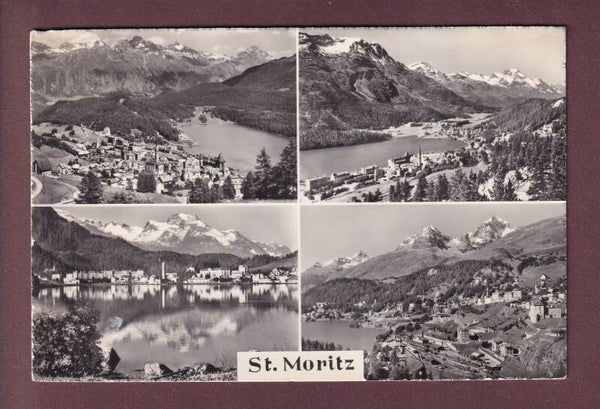 ST. MORITZ - 4 Bilder - 1959