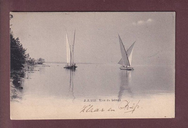 BARQUES DU LEMAN - 1904