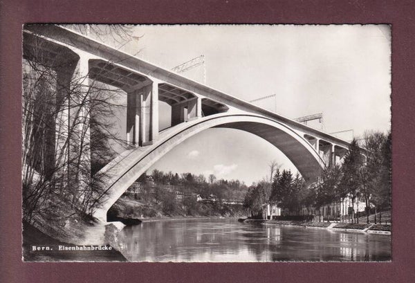 BERN - Eisenbahnbrücke - 1956