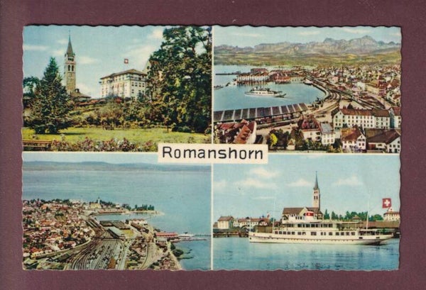 ROMANSHORN - 4 Bilder - Schiff - 1958