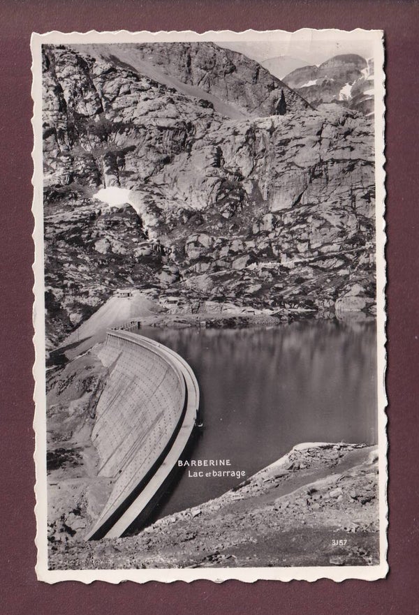 BARBERINE - Lac et Barrage - 1947