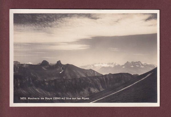ROCHERS de NAYE - Vue sur les Alpes