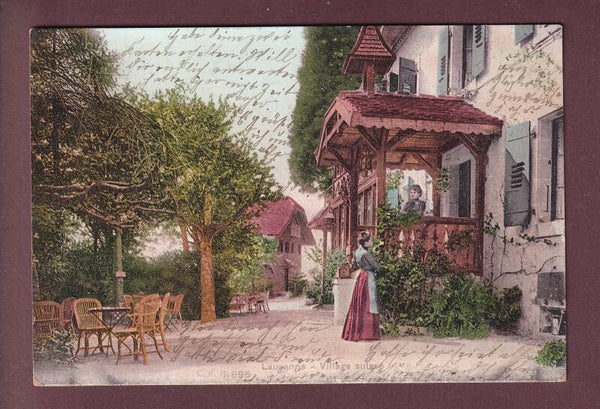 LAUSANNE - Village Suisse - 1905 CPN