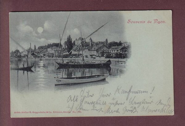 Souvenir de NYON - Clair de lune - 1899