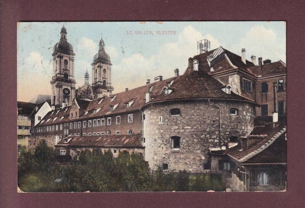 ST. GALLEN - Kloster - 1914