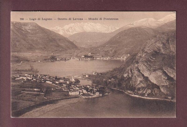 STRETTO DI LAVENA - Sfondo di Pontetresa - 1912