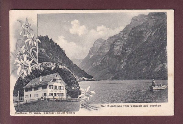GASTHAUS VORAUEN - Klöntalersee - 1911
