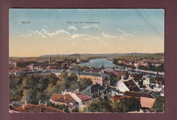 BASEL - Blick von der Peterskirche - 1921 Tell mixte