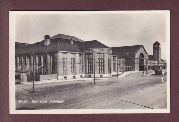 BASEL - Badischer Bahnhof - 1929