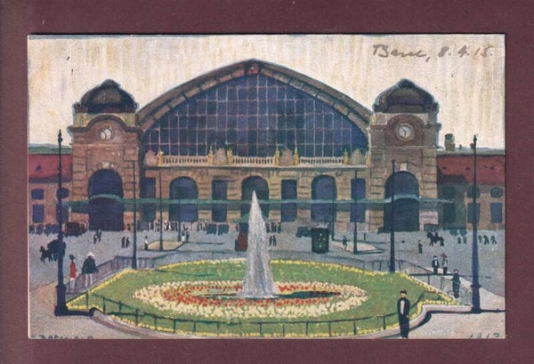 BASEL - Bundesbahnhof - 1915