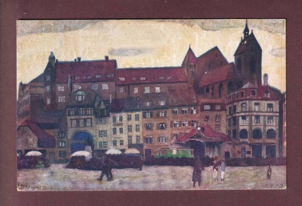 BASEL - Barfüsserplatz - 1915