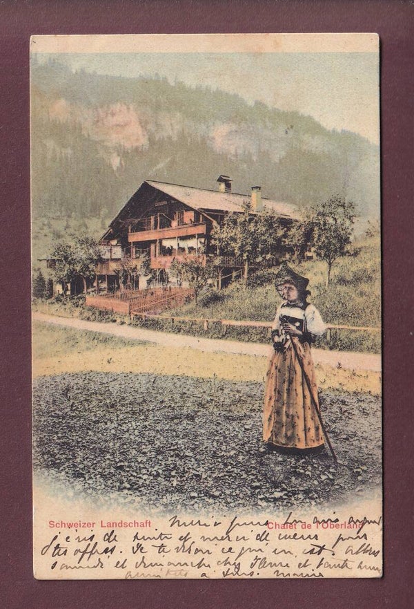 OBERLAND Landschaft - 1901