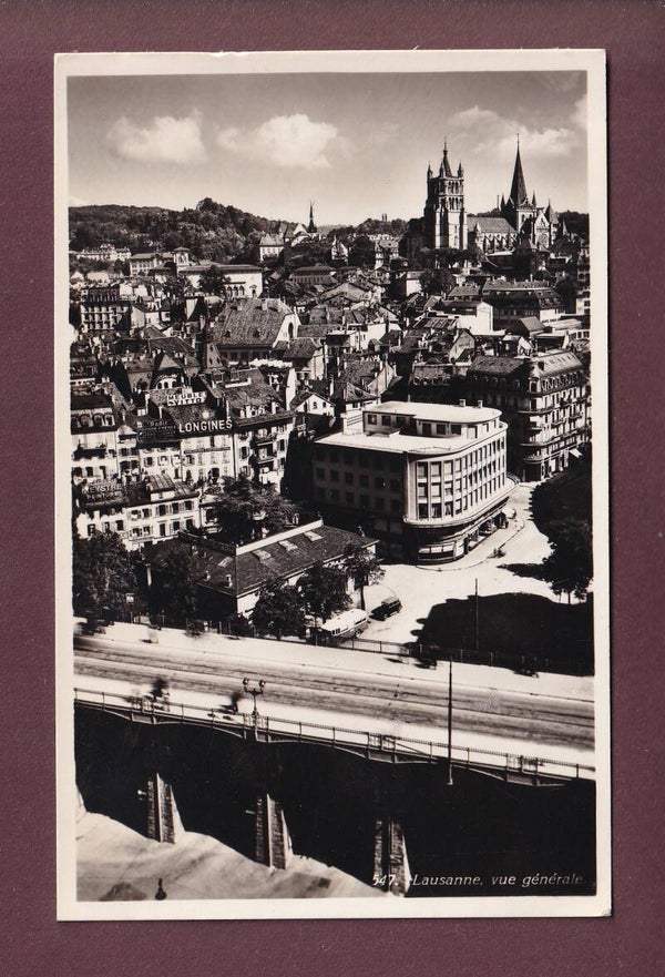LAUSANNE - Place Centrale - 1937