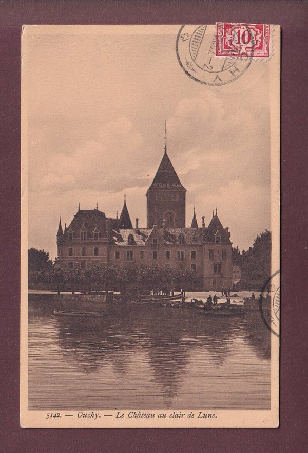 LAUSANNE - Château d'Ouchy - 1907