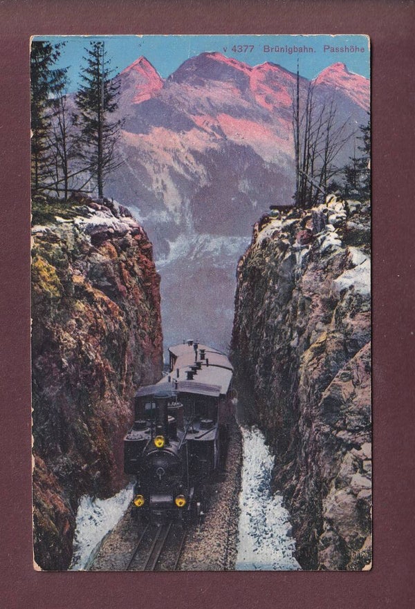 BRÜNIGBAHN - Passhöhe - Zug