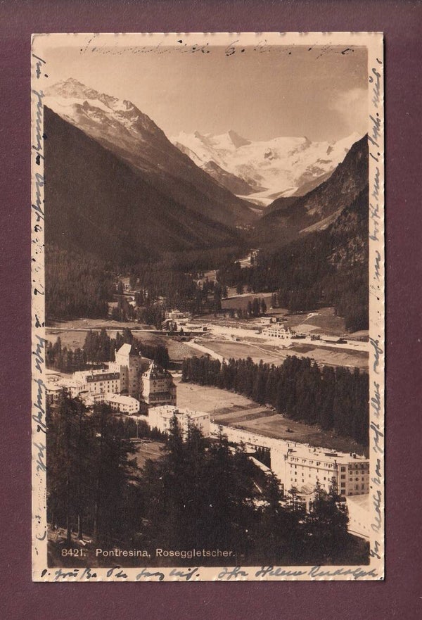 PONTRESINA - Roseggletscher - 1916