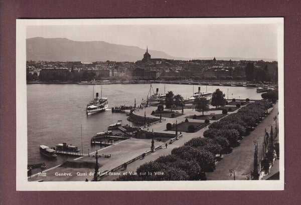 GENEVE - Rade ave 3 bateaux CGN