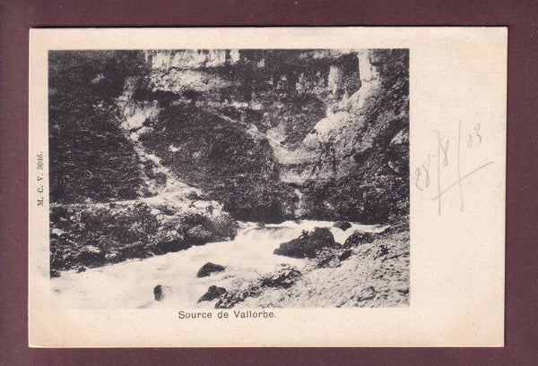VALLORBE - Source de l'Orbe