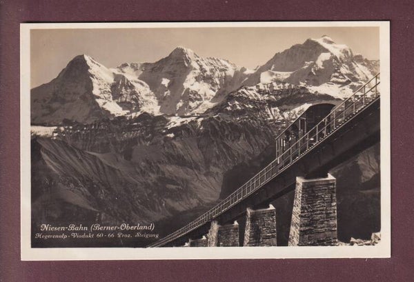 NIESEN-BAHN - Hegerenalp Viadukt