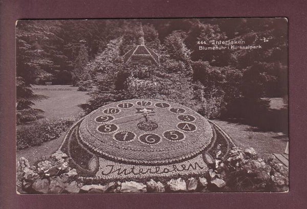INTERLAKEN - Kursaalpark - Blumenuhr