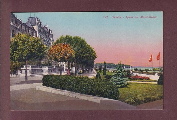 GENEVE - Quai du Mont-Blanc