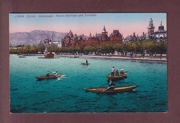 ZÜRICH - Alpenquai - Rotes Schloss