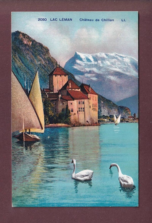 Château de CHILLON - Dents du Midi - Bateau