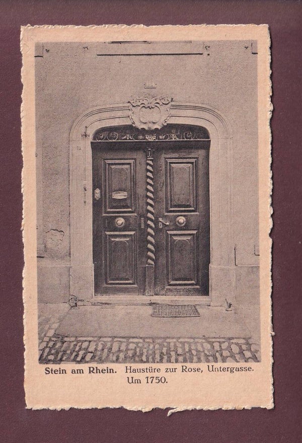 STEIN AM RHEIN - Haustüre zur Rose - Untergasse
