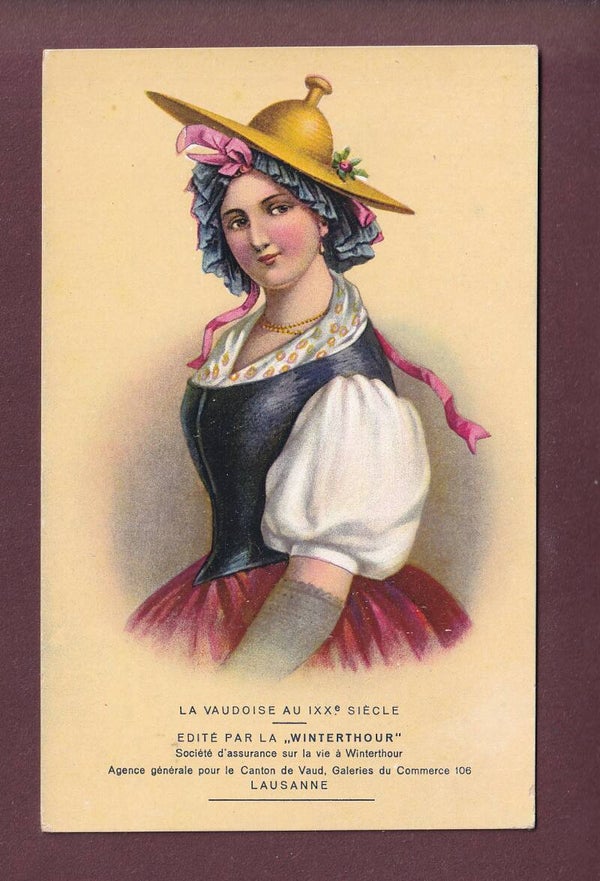 VAUD - Costume - Vaudoise par la Winterthur…