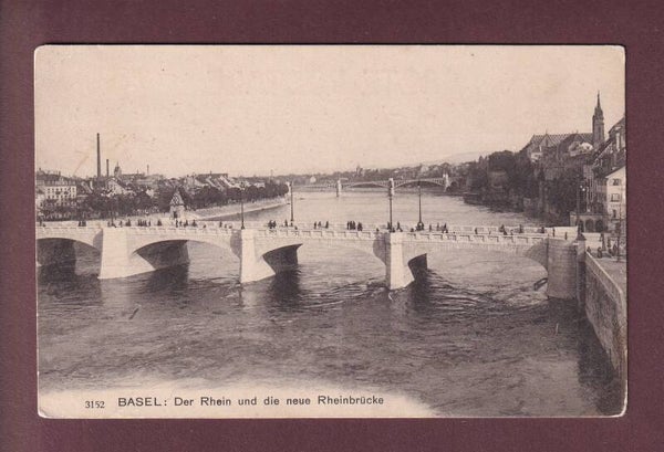BASEL - Neue Rheinbrücke // Eckbug //