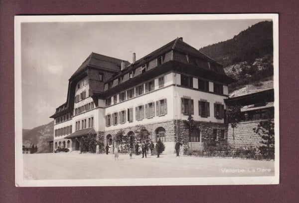 VALLORBE - La Gare - 1932 // petit pli d'angle //