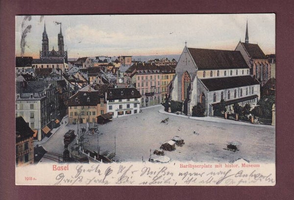 BASEL - Barfüsserplatz - 1905