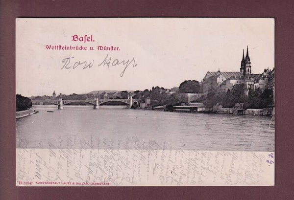 BASEL - Wettsteinbrücke - Glatt