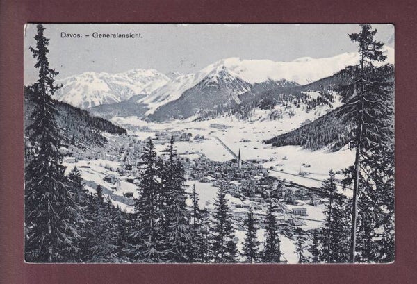 DAVOS im Winter - 1908