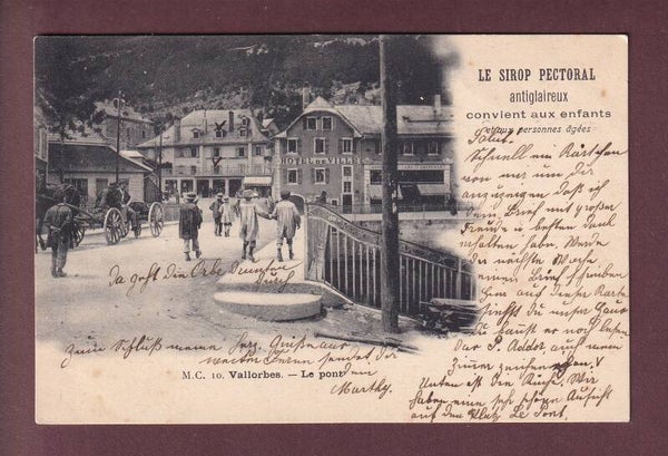 VALLORBE - Pont - Hôtel de Ville - 1911 Sirop pectoral