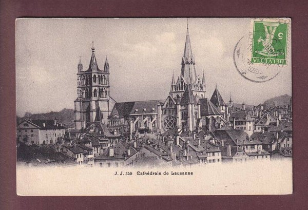 LAUSANNE - Cathédrale - 1910