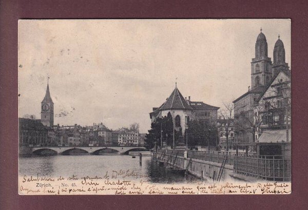 ZÜRICH - Limmatquai - 1906