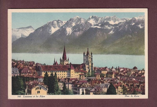 LAUSANNE et les Alpes - 1936
