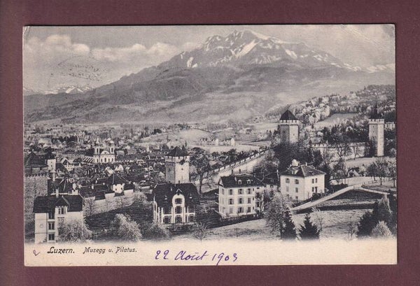 LUZERN - Musegg - Pilatus - 1903
