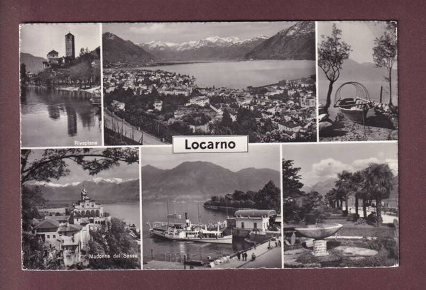 LOCARNO - 5 images - 1962 // pli d'angle //
