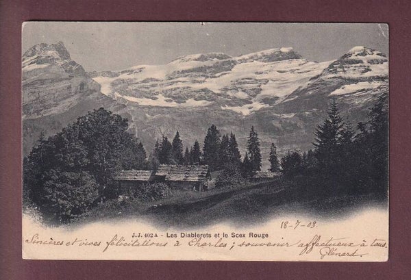 LES DIABLERETS - Scex Rouge - 1903