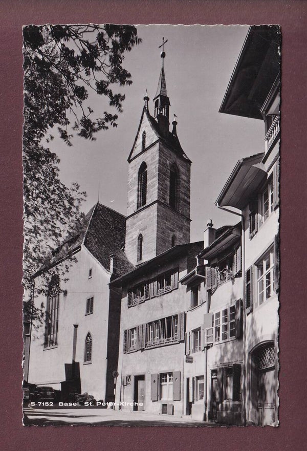 BASEL - St. Peter-Kirche - 1958