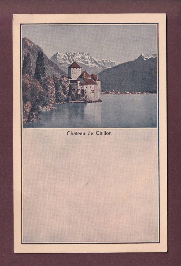 Château de CHILLON - 1925 Assurance Winterthur