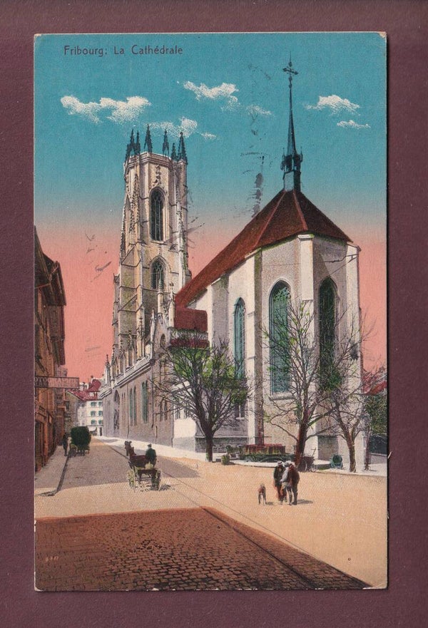 FRIBOURG - Cathédrale - 1913