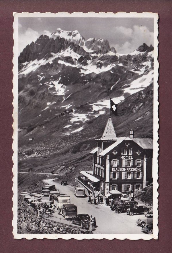 Hotel KLAUSEN-PASSHÖHE - Postauto - 1952